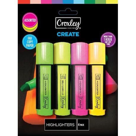 Croxley highlighters 4s