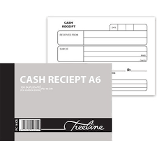 Carbon Book A6 Cash Receipt Duplicate PC16CR