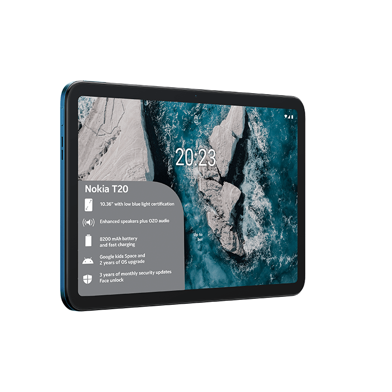 Nokia T20 Tablet 64GB - Blue