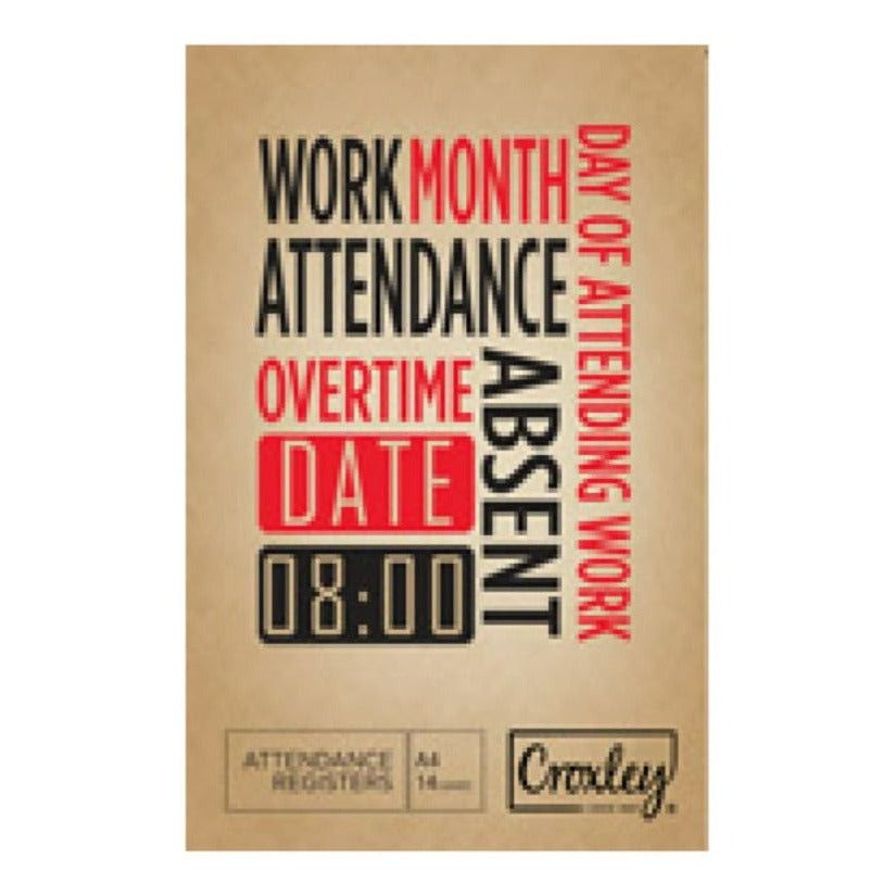Croxley A4 Attendance Register JD283