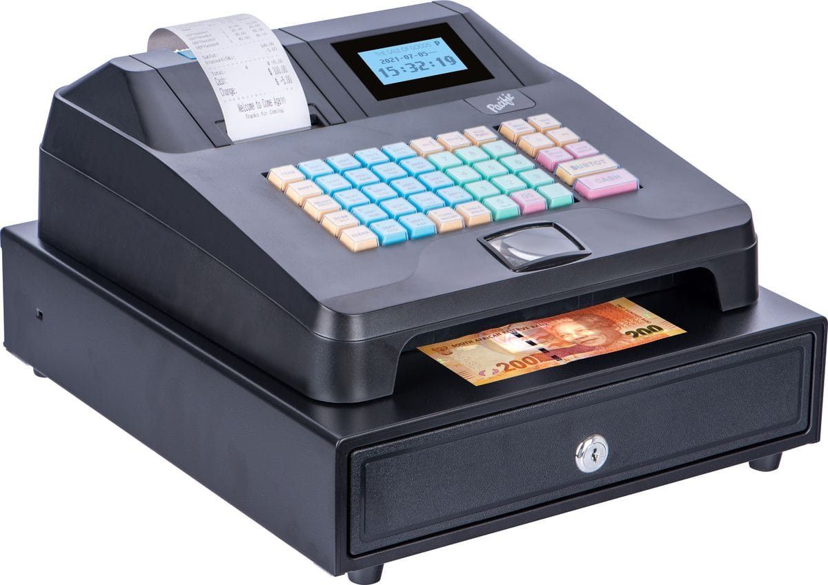 Pacific Technologies Electronic Cash Register ER-308UV-BK
