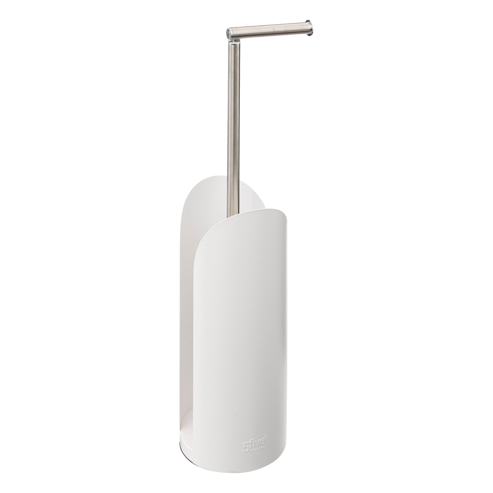 Five Toilet Paper Holder White