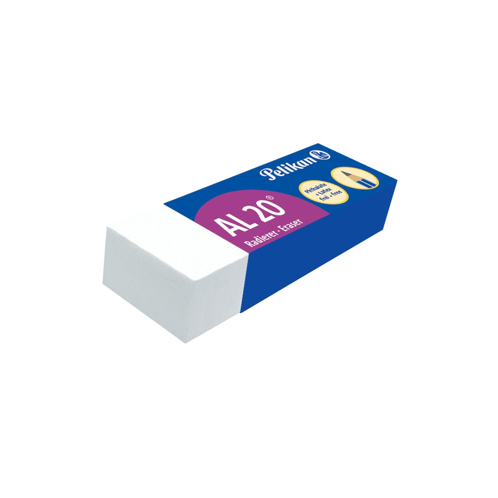 Pelikan Al20 Plastic Eraser Blister Pack Containing 1 Piece 619957