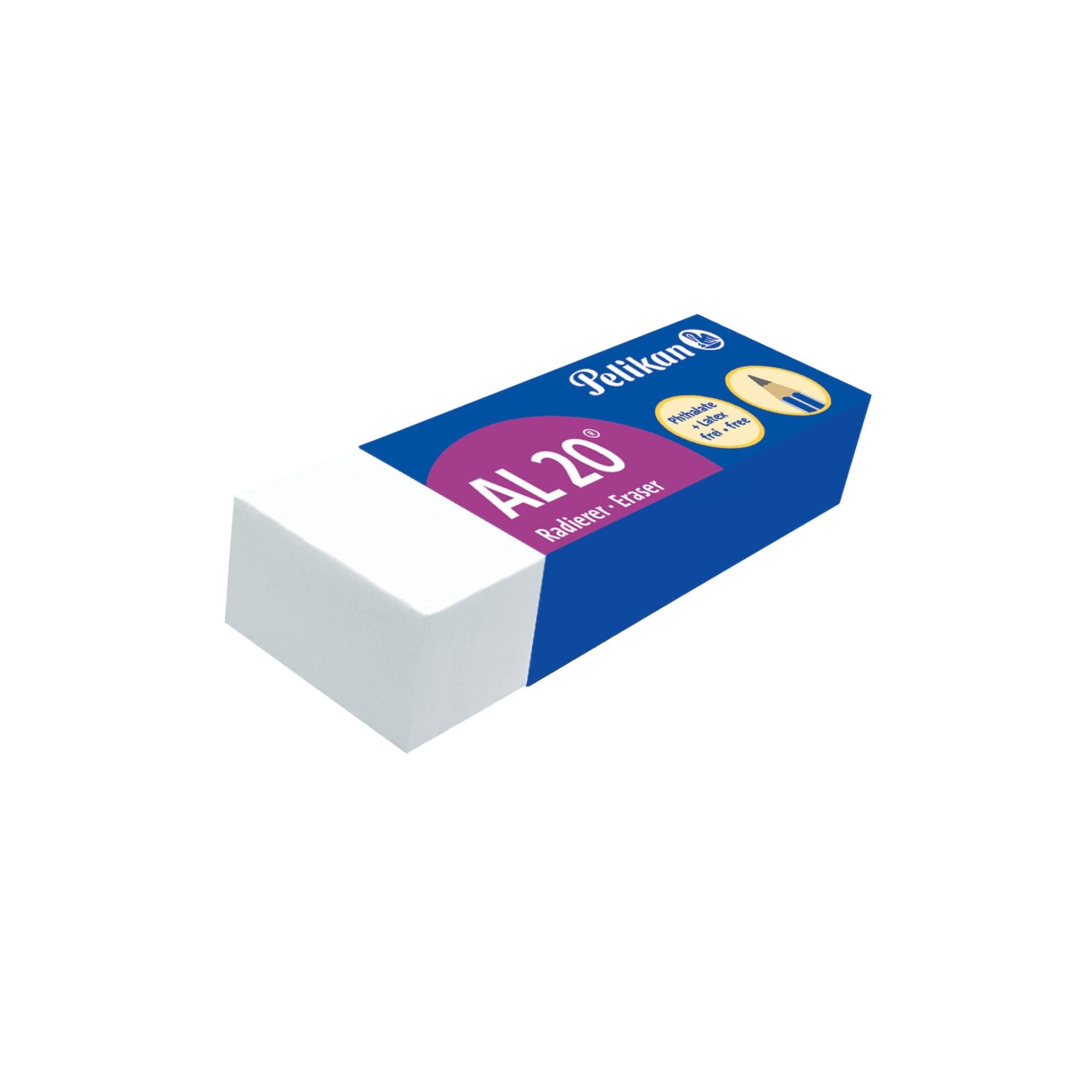 Pelikan Al20 Plastic Eraser Blister Pack Containing 1 Piece 619957