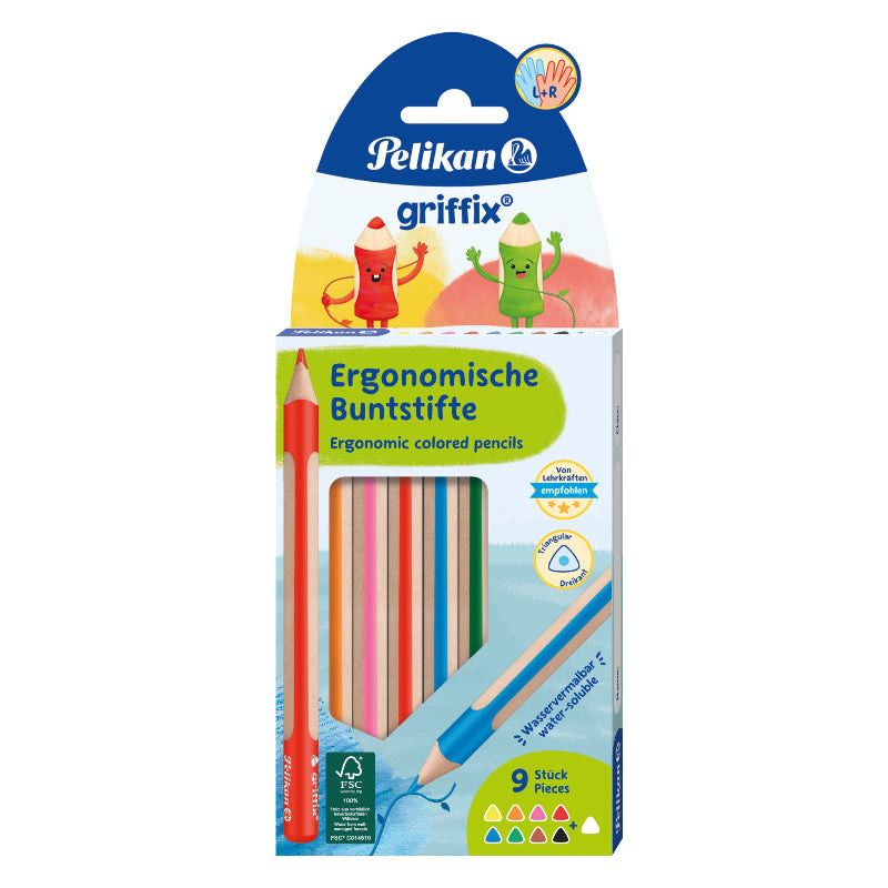 Pelikan Griffix Colored Pencils 8+1 Pieces 700856