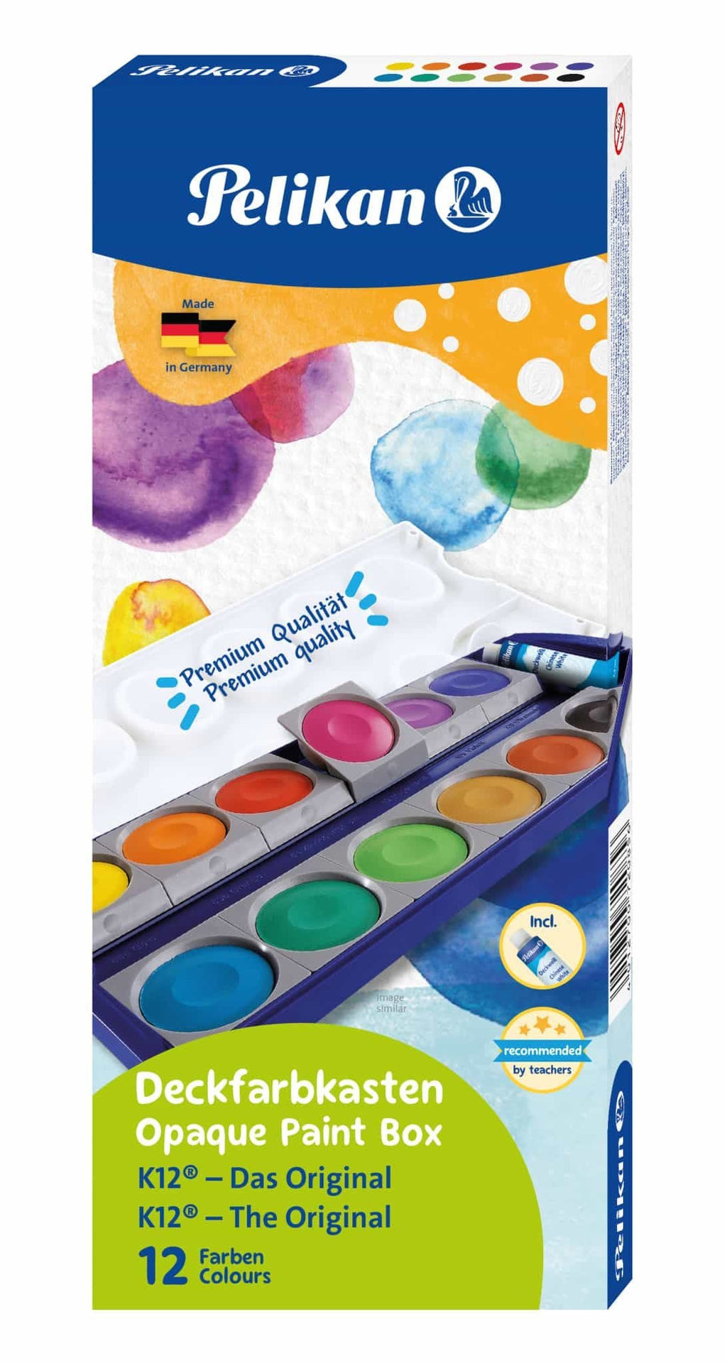 Pelikan K12 International Paint Box Folding Box (Peacock) 720854