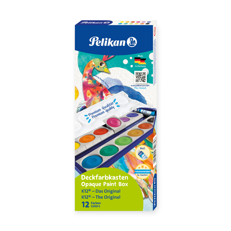 Pelikan K12 International Paint Box Folding Box (Peacock) 720854