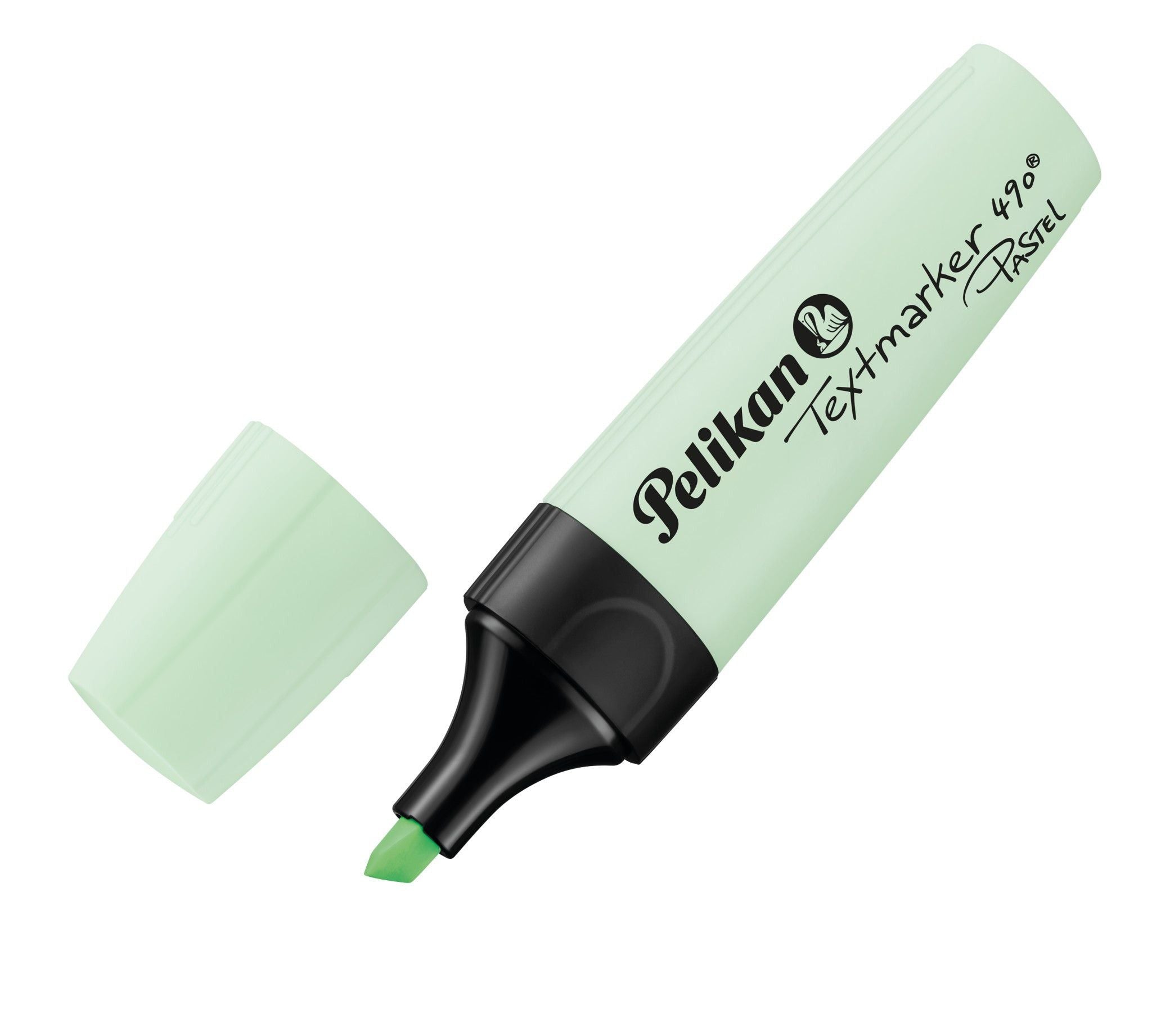 Pelikan Textmarker 490 6 Assort. Pastel Colors In A Wallet 817325