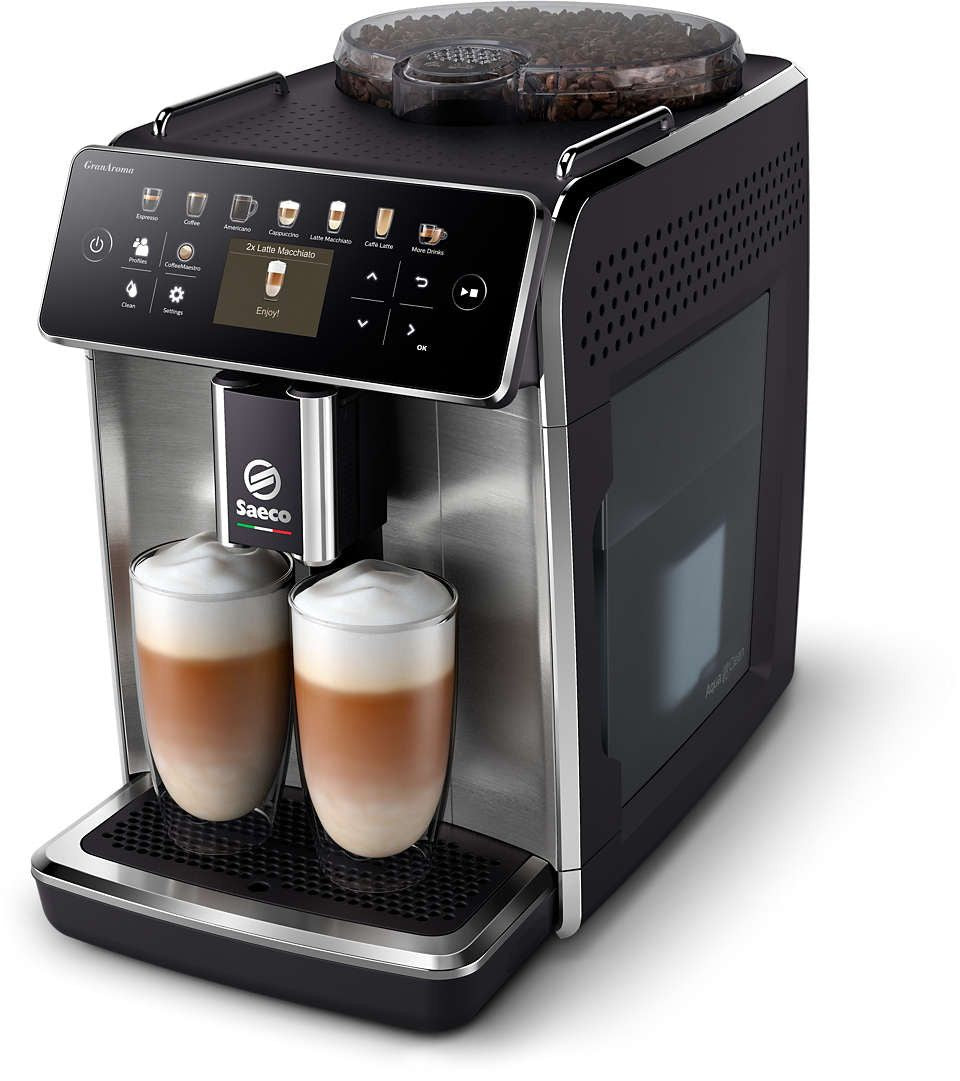 Saeco GranAroma Fully Automatic Espresso Machine Black SM6585/00