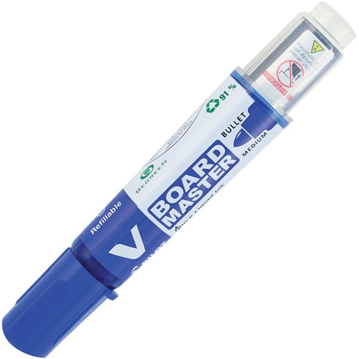 Pilot Begreen V Board Master Whiteboard Marker Bullet 6.0mm Blue