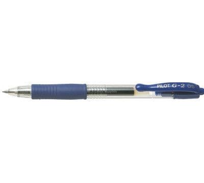 Pilot G2 Retractable Gel Ink Pen Extra Fine 0.5mm Blue BL-G2-5