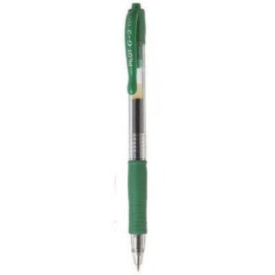 Pilot G2 Retractable Gel Ink Pen Extra Fine 0.5mm Green BL-G2-5