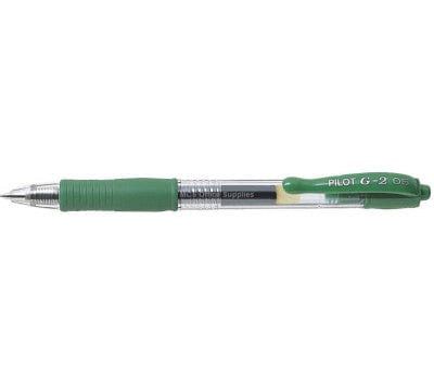 Pilot G2 Retractable Gel Ink Pen Extra Fine 0.5mm Green BL-G2-5