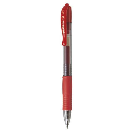 Pilot Gel Ink Fine Pen 0.7mm Red BL-G2-7