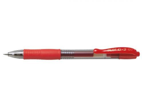 Pilot Gel Ink Fine Pen 0.7mm Red BL-G2-7