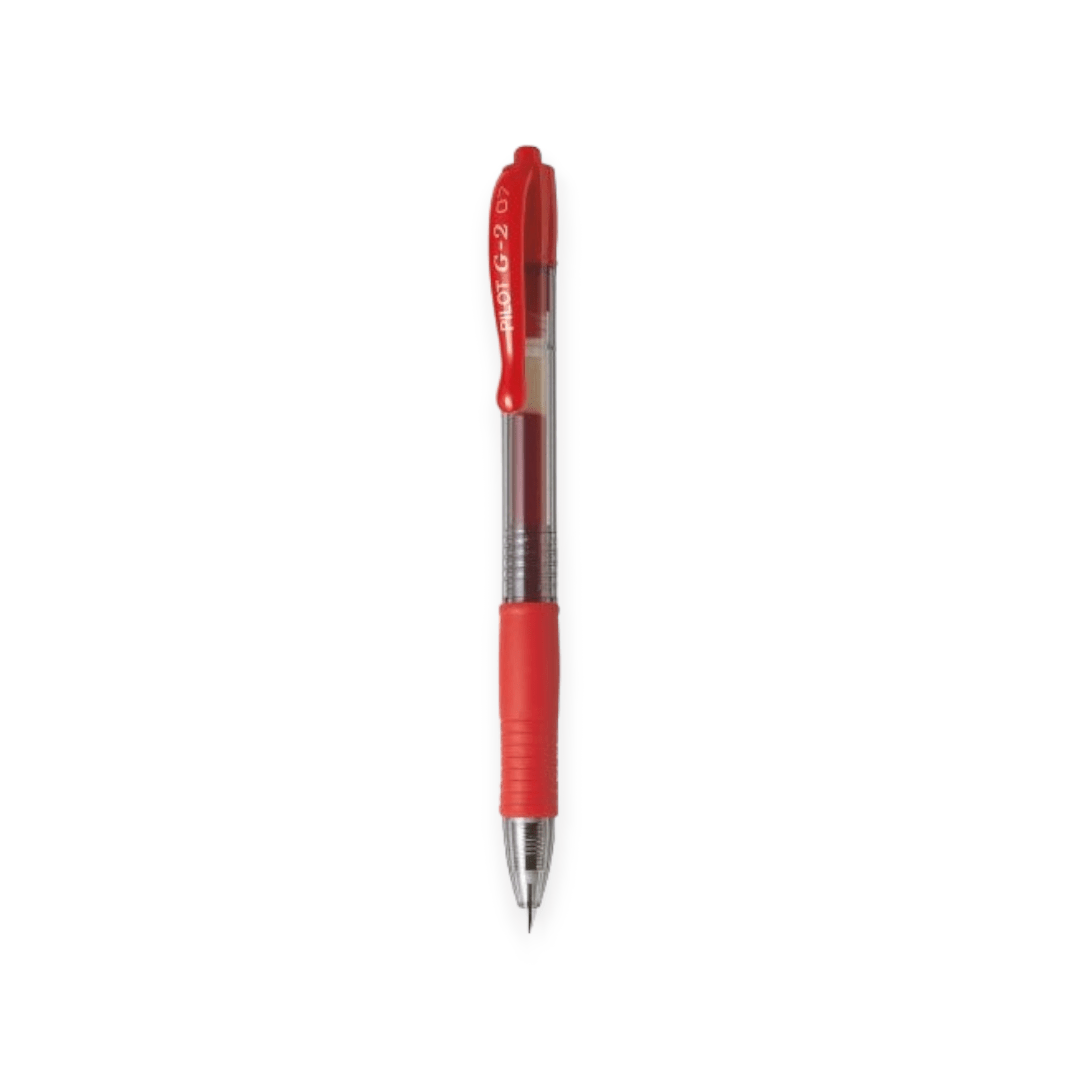 Pilot Gel Ink Fine Pen 0.7mm Red BL-G2-7