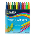 Bostik Wax Twisters 12-Pack Assorted