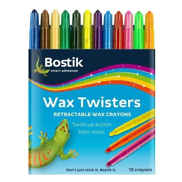 Bostik Wax Twisters 12-Pack Assorted