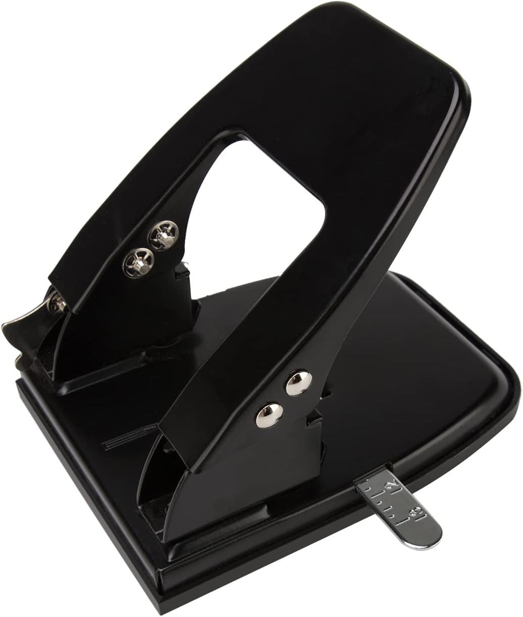 PSD 2 Hole Punch Heavy Duty 25 Sheet Black JL2820