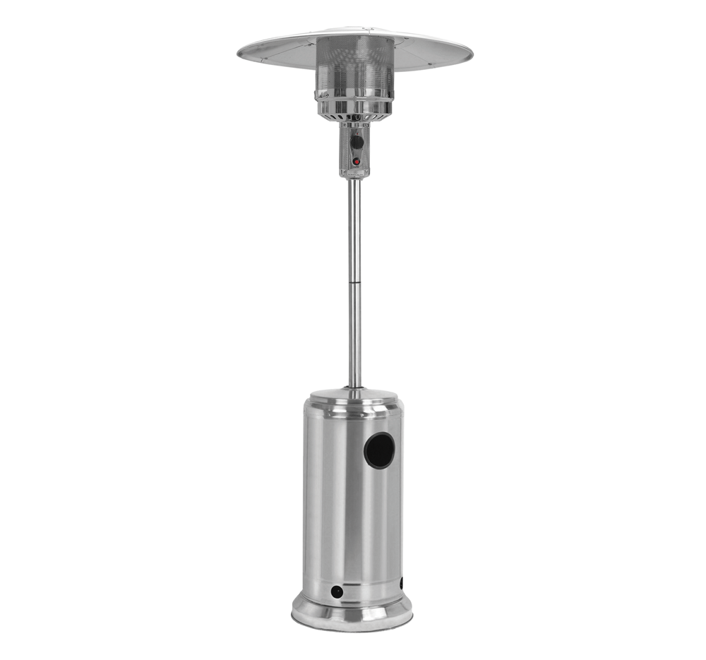 Totai Patio Gas Heater Silver 16/DK1021