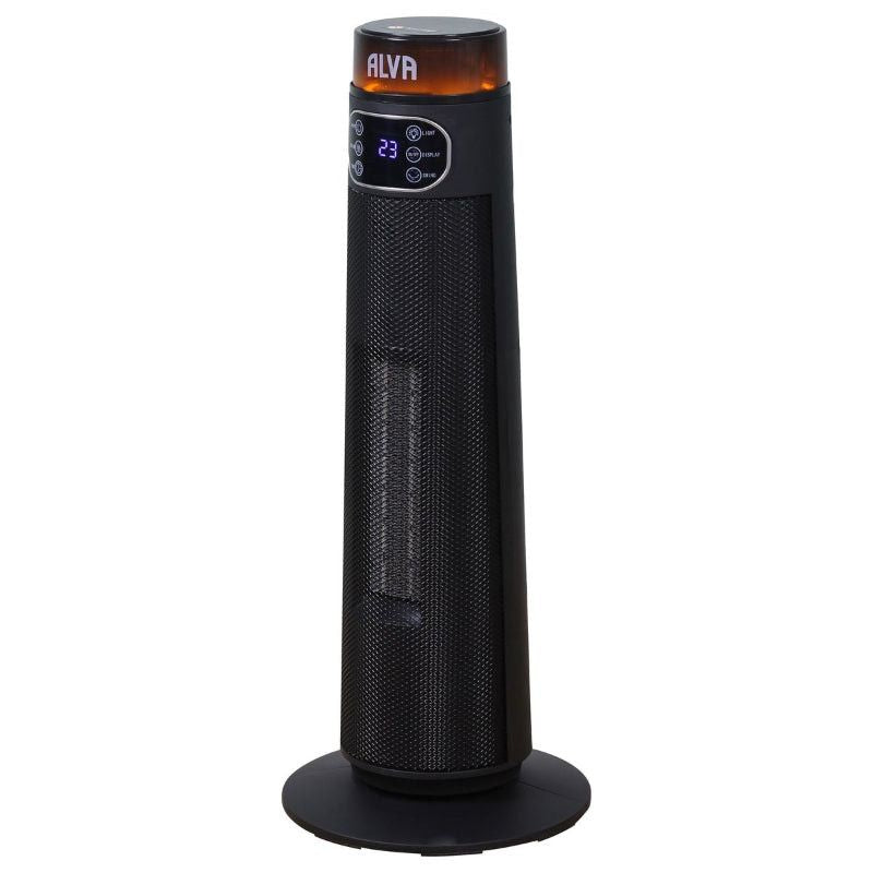 Alva - Electric - Tower Fan Heater - Light Effect