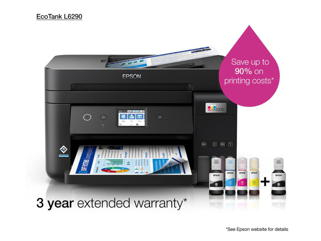 Epson L6290 EcoTank,A4,4IN1,WI-FI,ADF,Double sided Printing Printer
