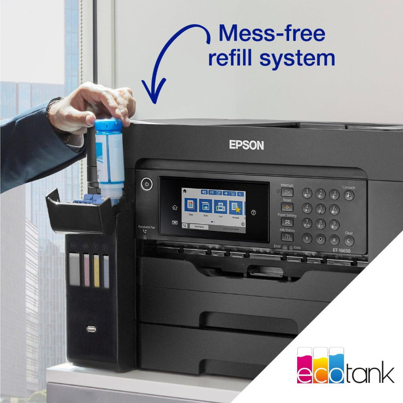 Epson L15160 EcoTank, A3, 4 in 1, Wi-Fi, ADF Double Sided Printing, Printer
