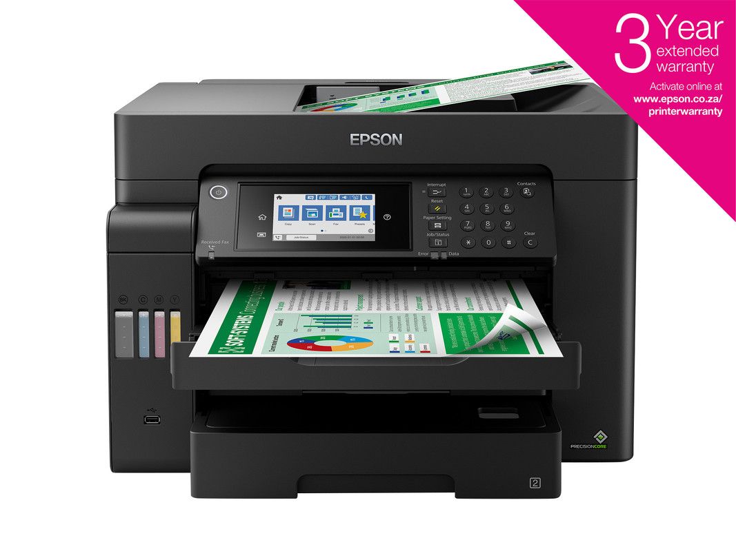 Epson L15150 EcoTank, A3, 4 in 1, Wi-Fi, ADF Double Sided Printing, Printer