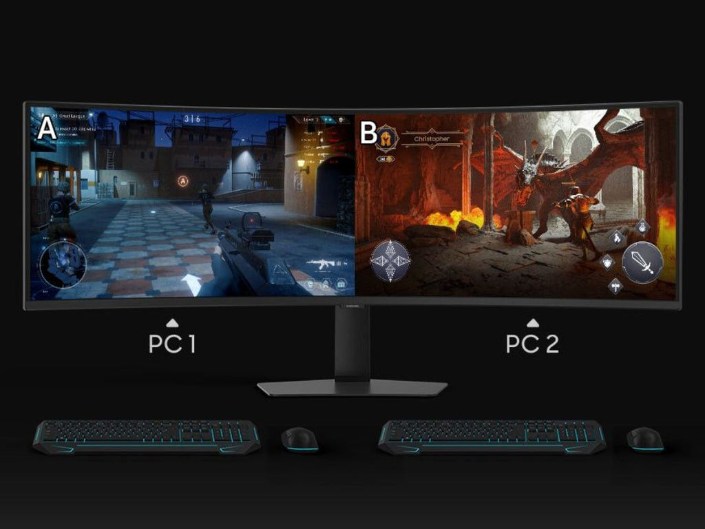 Samsung 49" Odyssey G91F DQHD 144Hz Gaming Monitor Dual QHD LS49FG910EUXEN