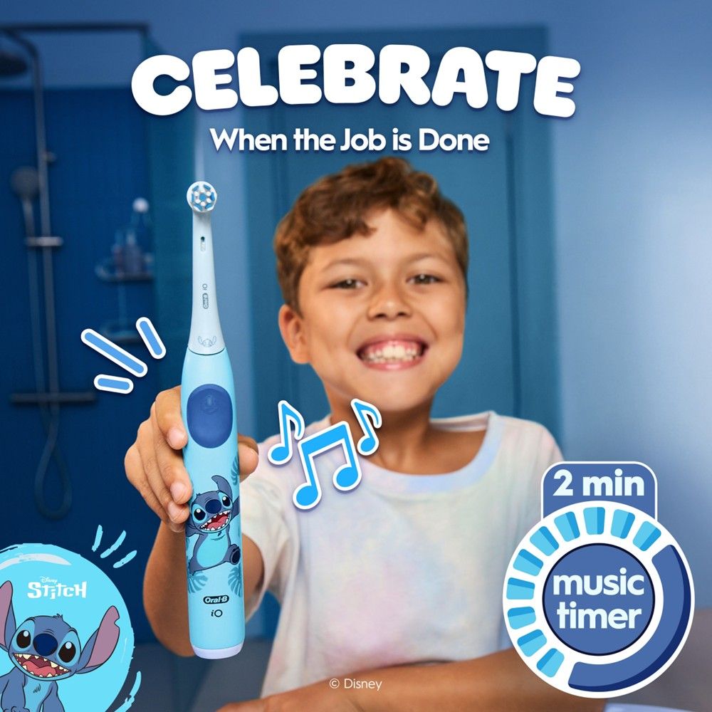 Oral-B iO2 Kids Electric Toothbrush Disney Stitch Blue