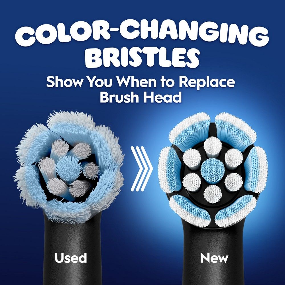 Oral-B iO Kids Spiderman Replacement Brush Head 2 Pack Black