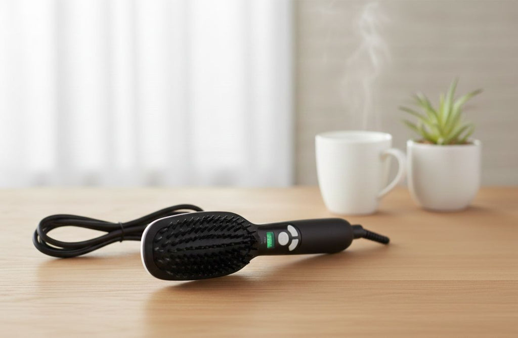 Sunbeam Heated Hair Straightener Brush SHBS-029