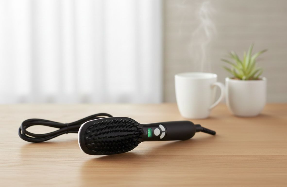 Sunbeam Heated Hair Straightener Brush SHBS-029