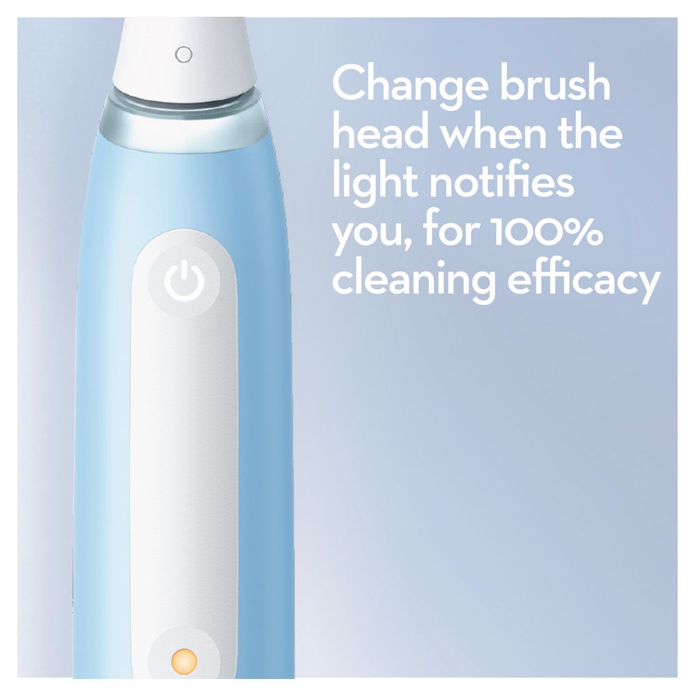 Oral-B iO Series 3 Rechargeable Electric Toothbrush, 3 Smart Modes Blue