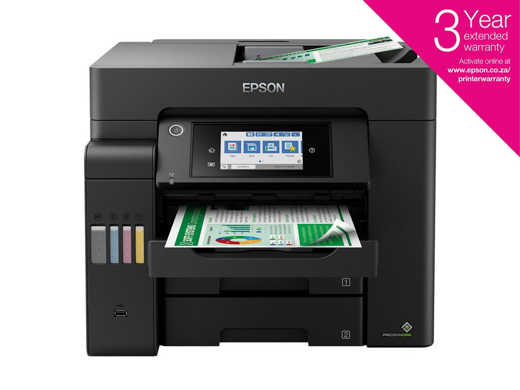 Epson L6550 EcoTank, A4, 4 in 1, Wi-Fi, ADF, Double Sided Printing, Printer