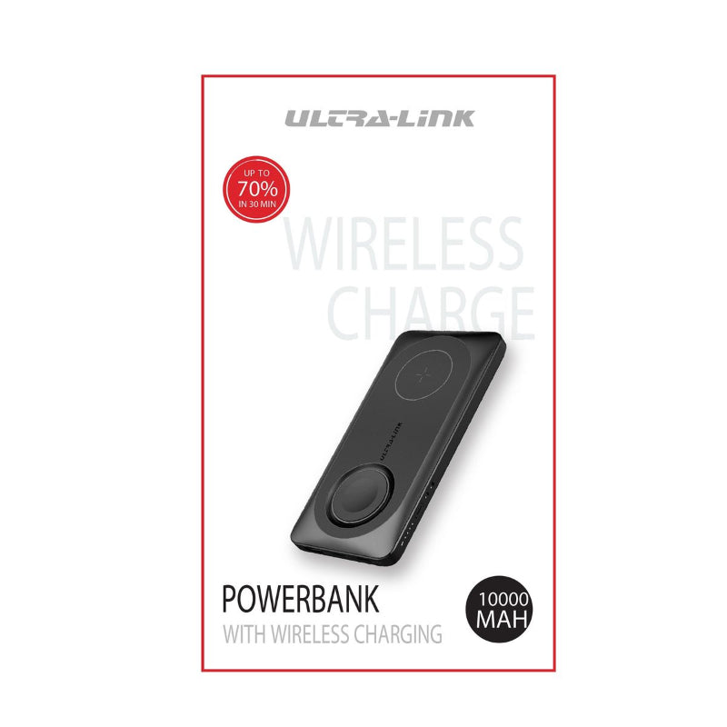 Ultra-Link 10,000mAh Wireless Charging Power Bank UL-PB1950d