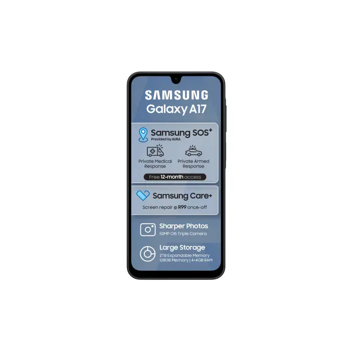 Samsung Galaxy A17 128GB LTE Dual Sim - Blue