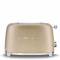 Smeg Retro 2 Slice Toaster - Matte Champagne