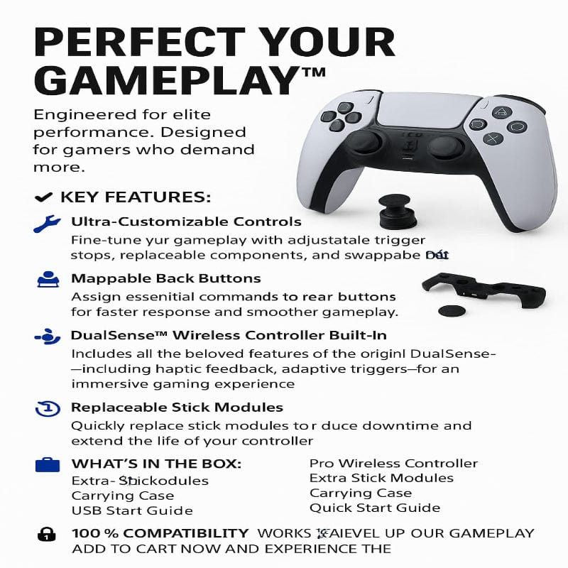 PlayStation 5 (PS5) DualSense Edge Wireless Controller