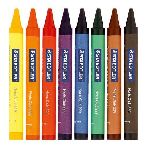 Staedtler Wax Crayons Jumbo 8 Pack 229-NC8