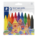 Steadtler Noris Wax Crayons Jumbo 9's