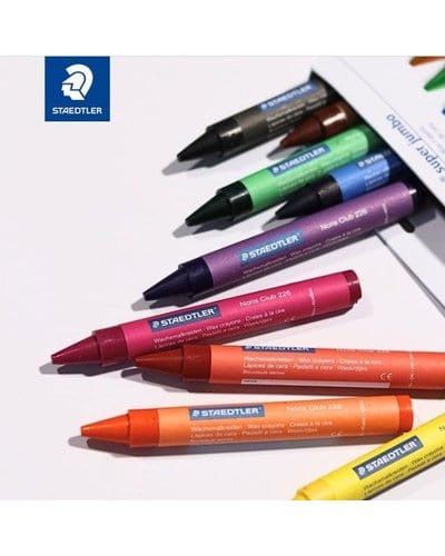 Steadtler Noris Wax Crayons Jumbo 9's