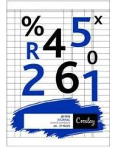 Croxley Journal Book 72 Page ACCO13 JD165CJ