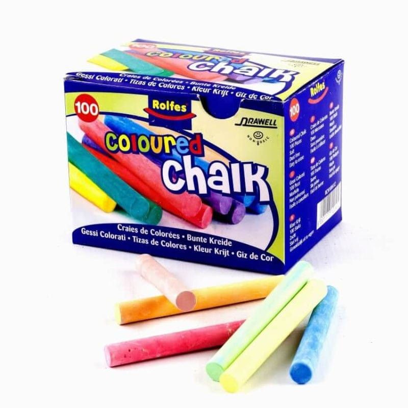 Rolfes Coloured Chalk 100’s