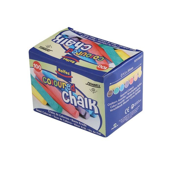 Rolfes Coloured Chalk 100’s