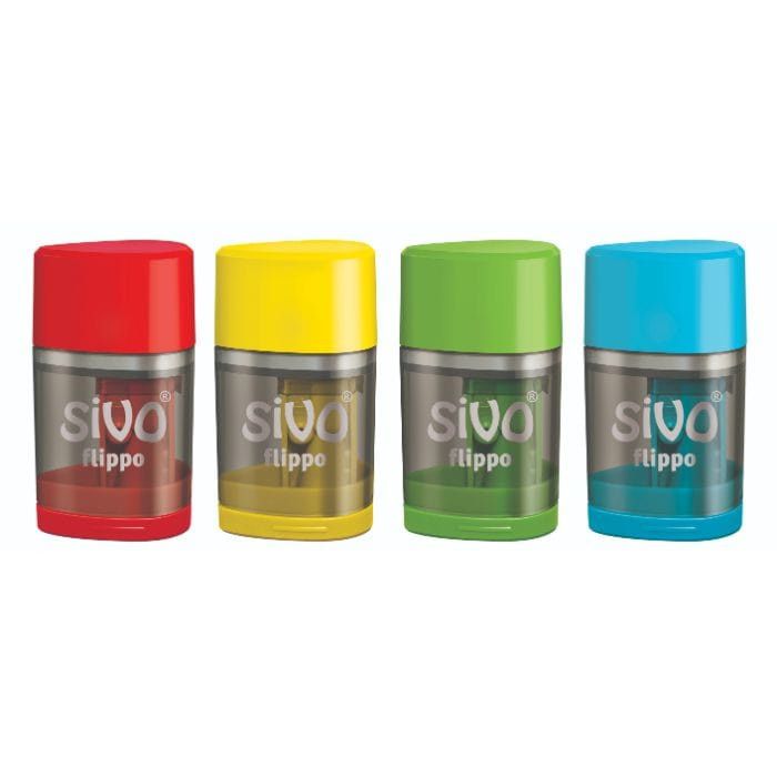 Sivo Flippo Sharpener 1 Hole & Erase Canister Wave
