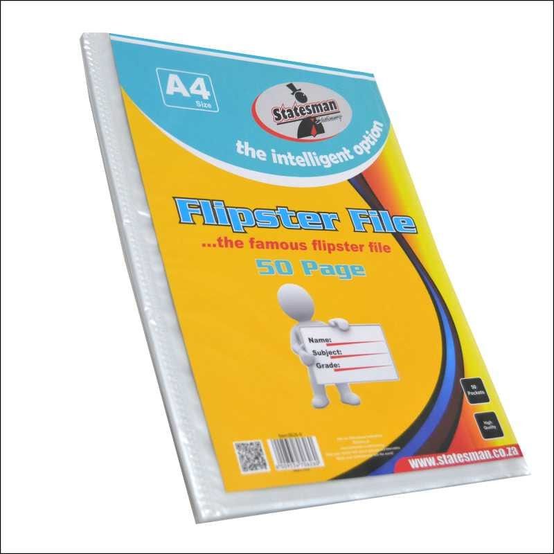 Statesman Stationary Flipster File 50page 0626-0