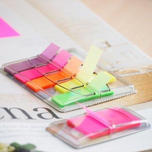 Stickn Pop-Up Flags 5 Color Sign Here