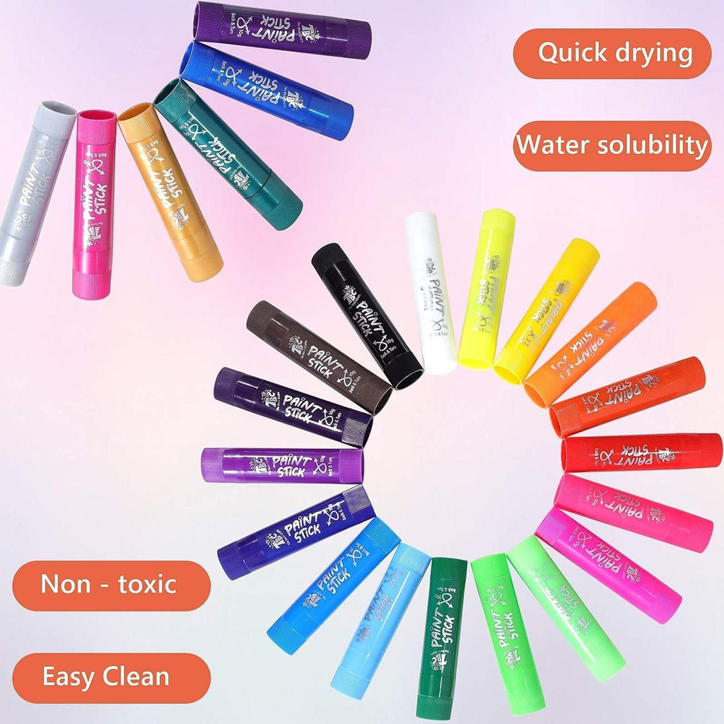 TBC The Best Crafts Tempera Paint Sticks 24 Pack