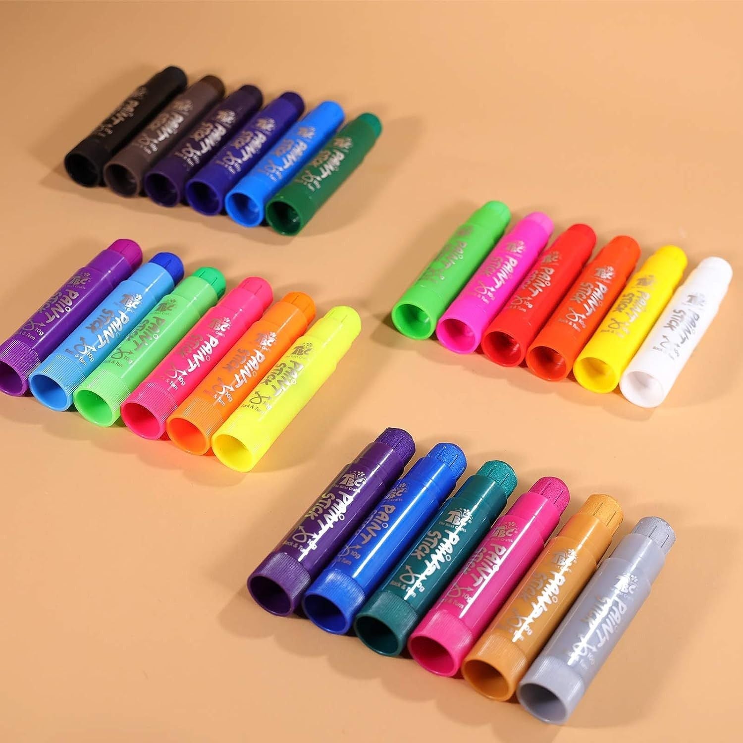 TBC The Best Crafts Tempera Paint Sticks 24 Pack